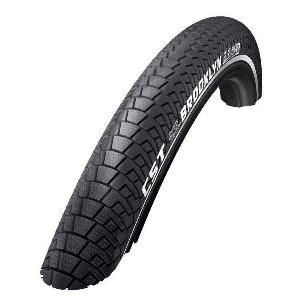 CST Tube Brooklyn 26 x 2,40 62-559mm preto com reflexão