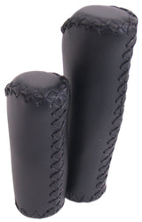 L'impugnatura in pelle edge - set di manico in pelle ergonomica - 135 mm 92 mm - nero