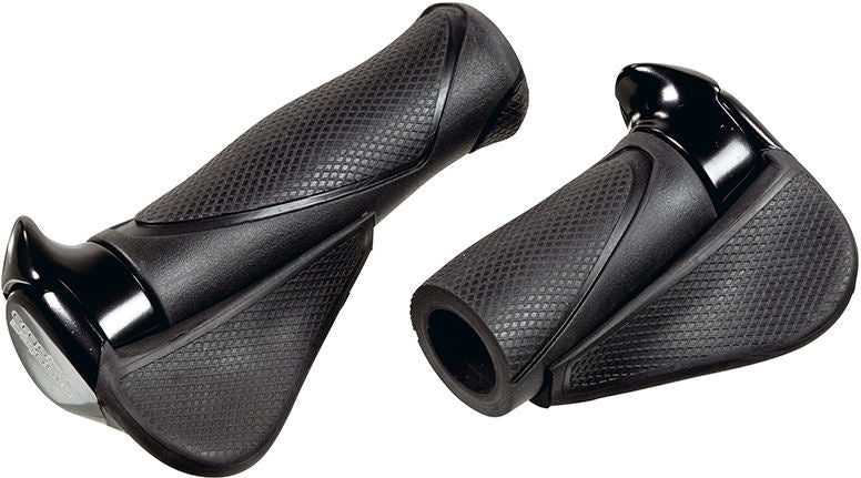 Kraton Ergonomic Bicycle Handle Grips - Stor, 130 mm, sort
