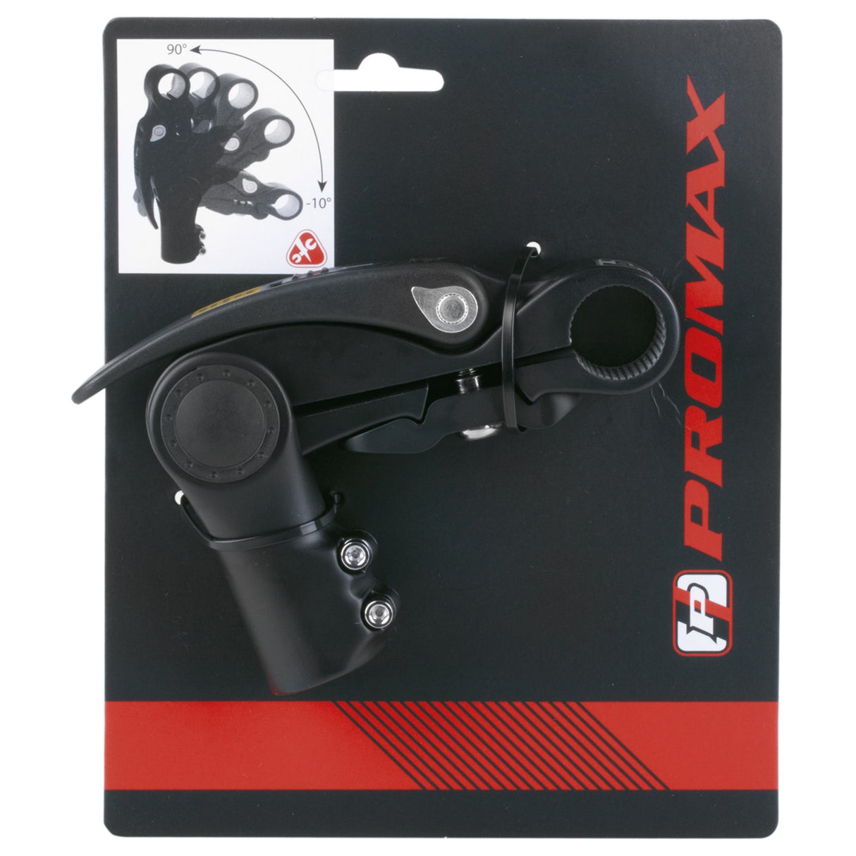 Pro stem adjustable with lever 31.8 110 28.6 mm matte black