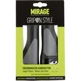 Mirage Bicycle Handles - Comfortable Durable - Black Gray