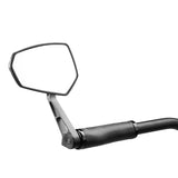 Ergotec Spiegel M-77 Short arm 120 x 80-55 mm aluminum black sandblasted (K Approved)