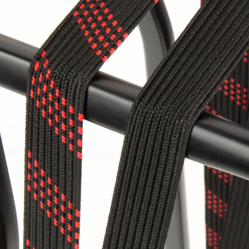 Widek SUV Safety Binder 24 mm s černým ocelovým hákem oheň červená černá