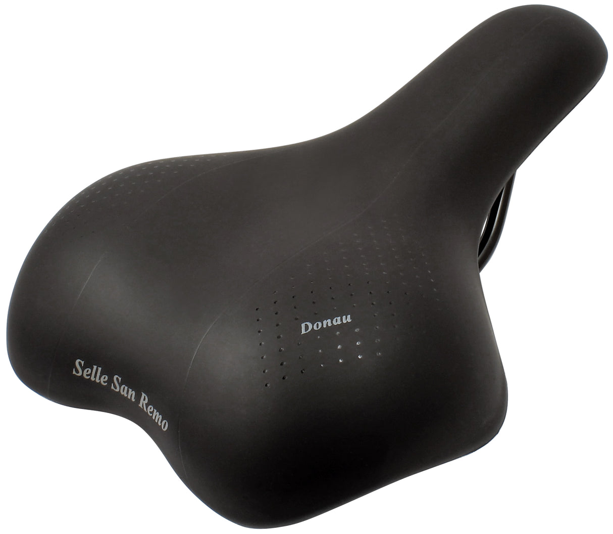 Selle San Remo Bicycle Sadel Donube för City Trekking Bikes - Black (Workplace Package)