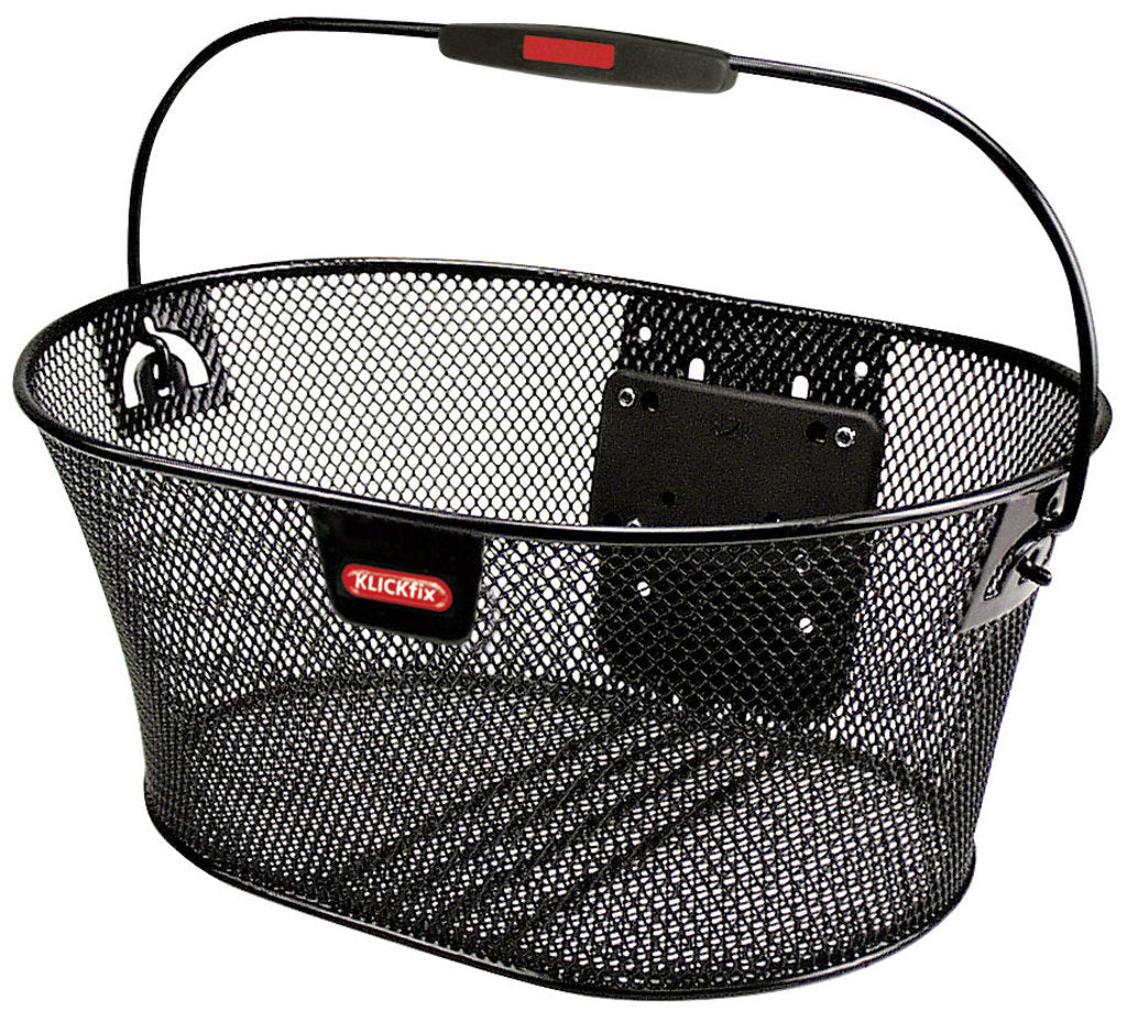 Rixen kaul bicycle basket, front oval fr.basket r k oval black