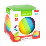 Toi-Toys kleine Sterne Stapel-Turm-Puzzle-Ball 6-Stück