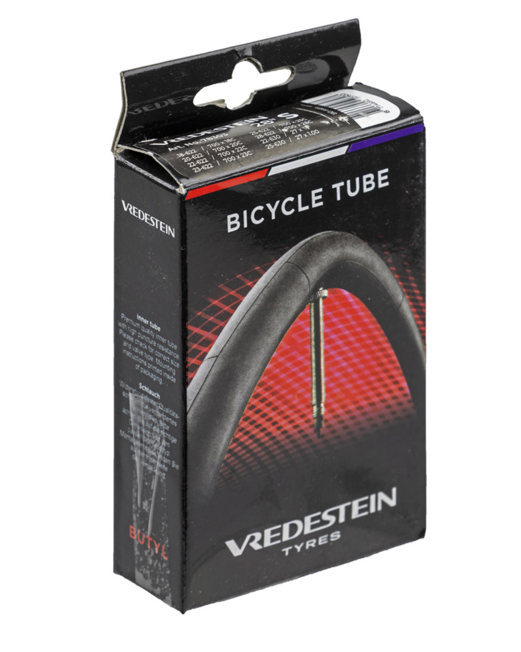 Vredestein Inner Tube Race 700x18 28c 80mm Presta