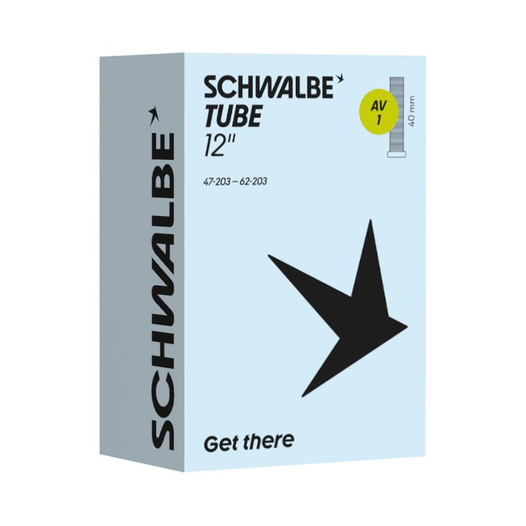 Schwalbe binnenband 12 av1 40mm | haaks 45 45 | 47 62-203