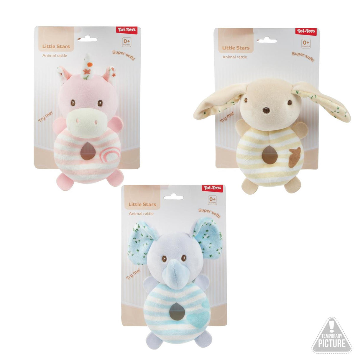 Toi-toys little stars baby dierenrammelaar