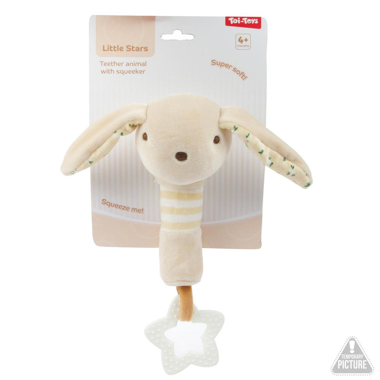Toi-toys little stars baby rammelaar+bijtring