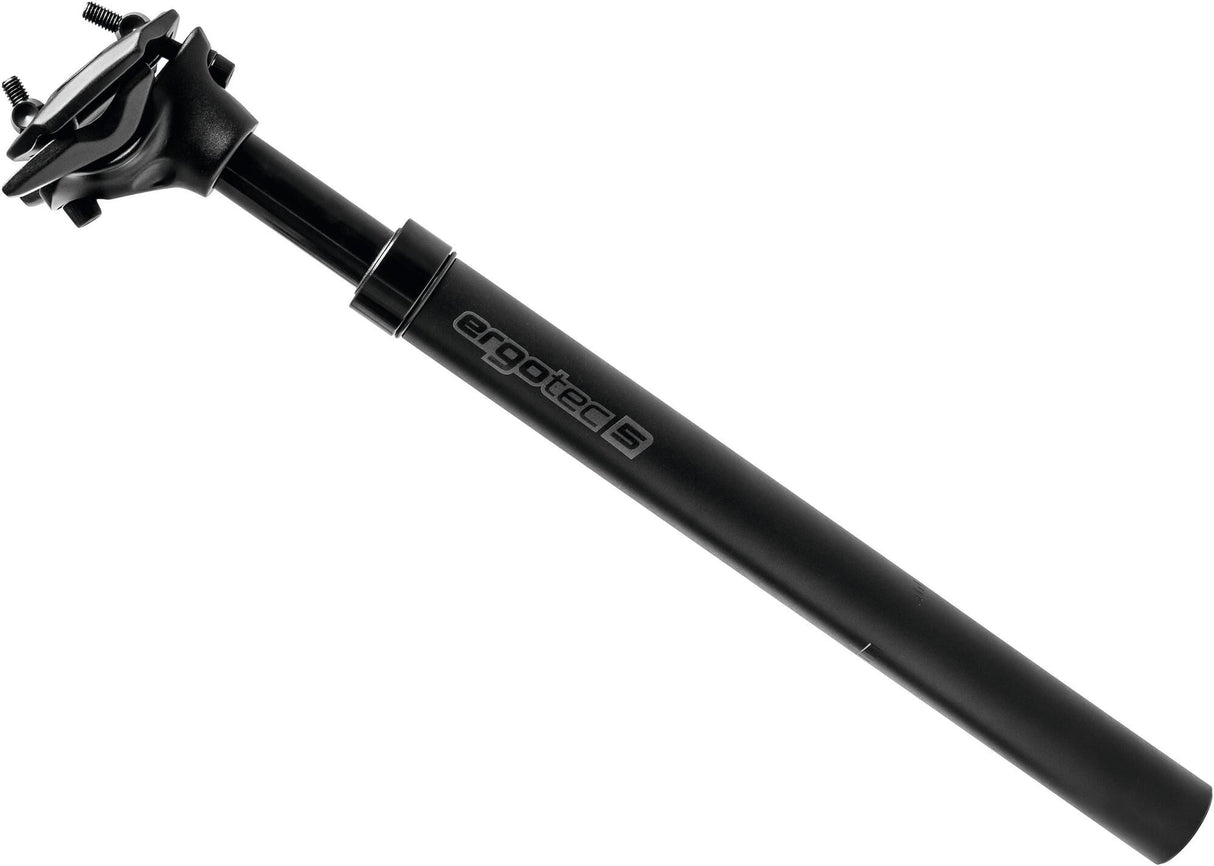 Ergotec Zadelpen Verend SP10.0 30,9mm 350mm of=15mm mat zwart