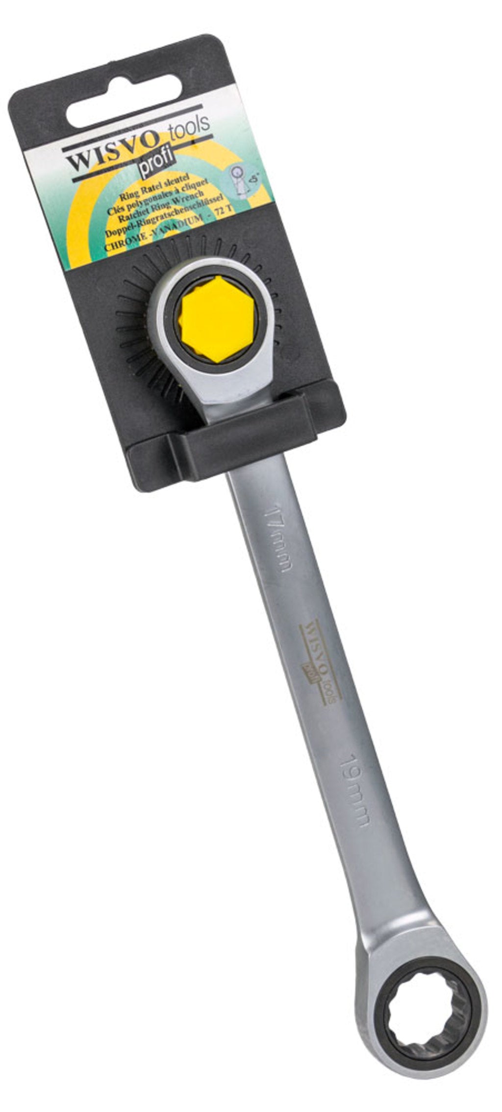 Wisvo grs ring ratchet wrench 17x19