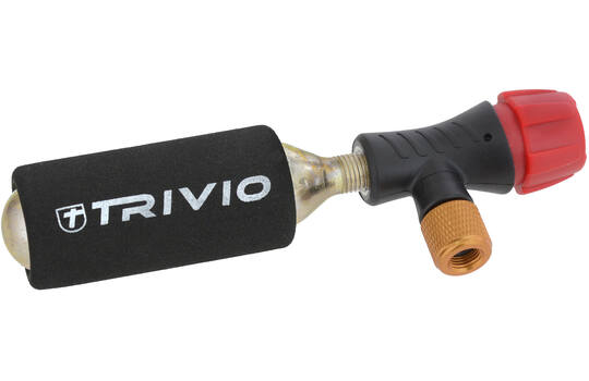Trivio - co2 adapter + co2 cartridge 16 grams + neoprene sleeve