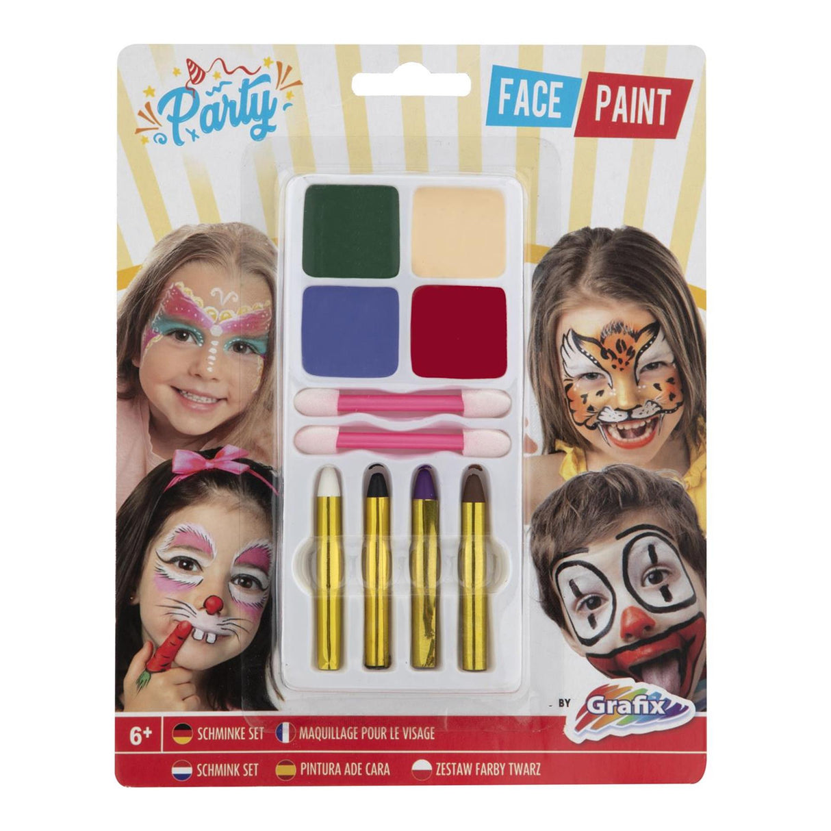 Creative craft group face paint