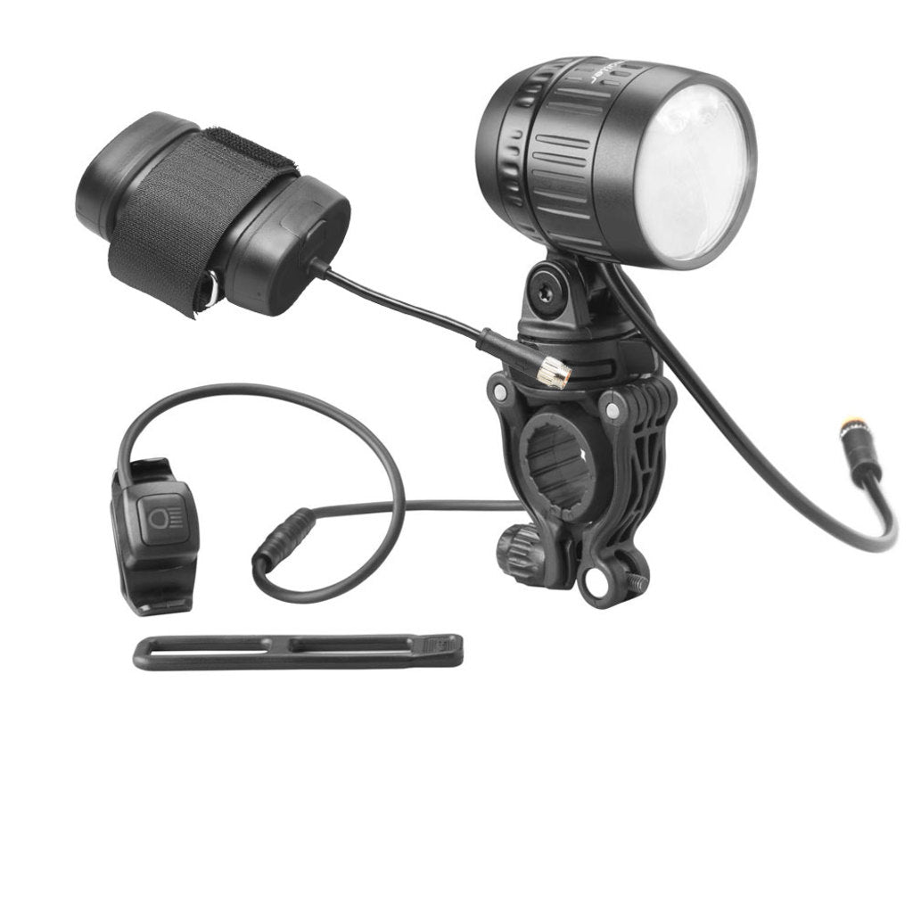 Busch Muller Headlight IQ-XM Geschwindegkeet mat Batterie Pack