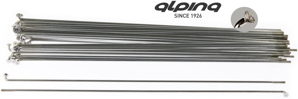 Alpina Spake 276-13 Raggi Ø2,00 mm FG 2.3 Zink (144 stycken)