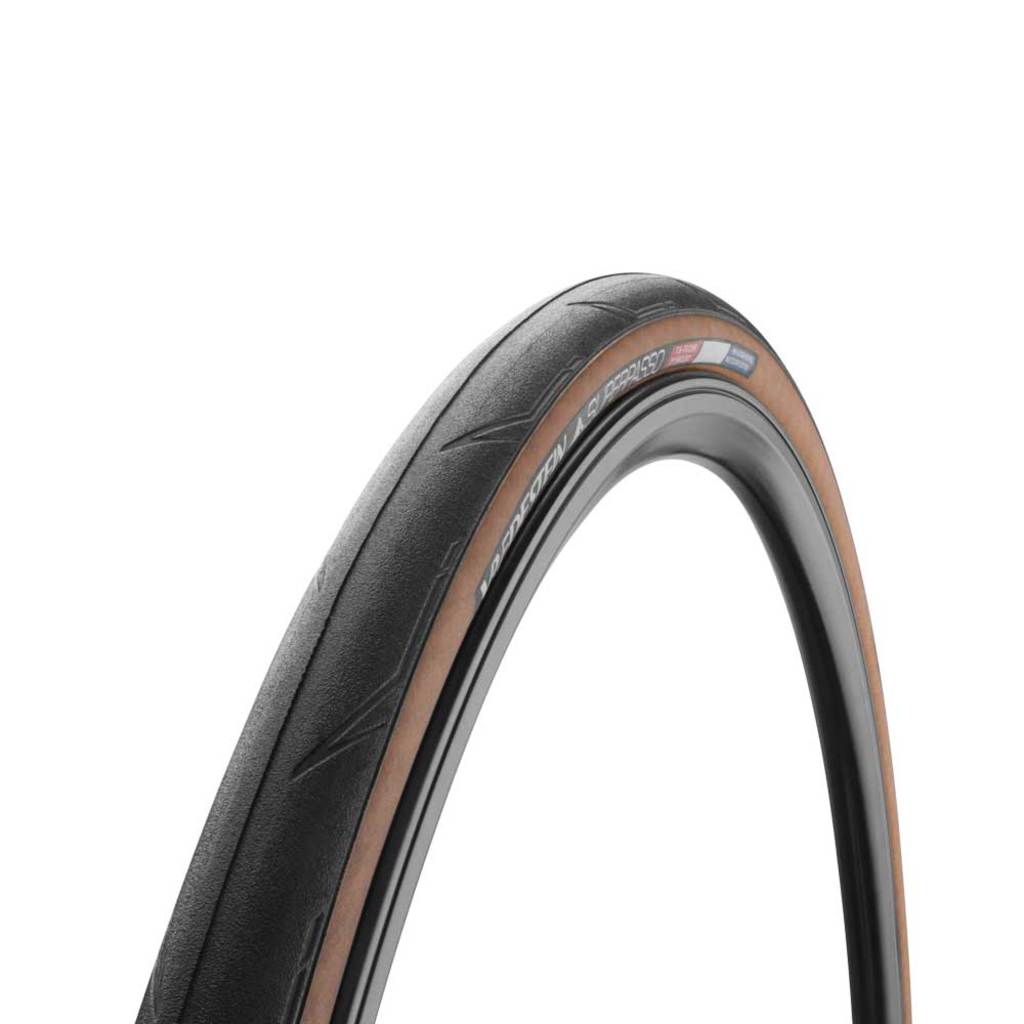 Vredestein Tire SuperPasso TLR 700 x 25c Black Transparent