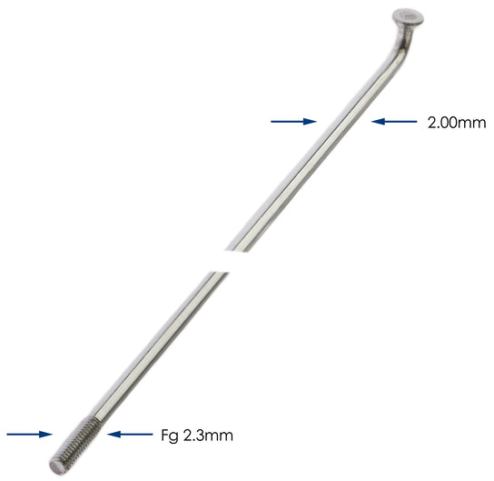 Spa. 296-14 Alpina Ø2,00 mm FG 2.3 verzinkt - Silber (144 Stücke)
