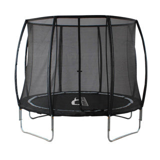 Avviso Trampoline con rete di sicurezza Nera 305 cm