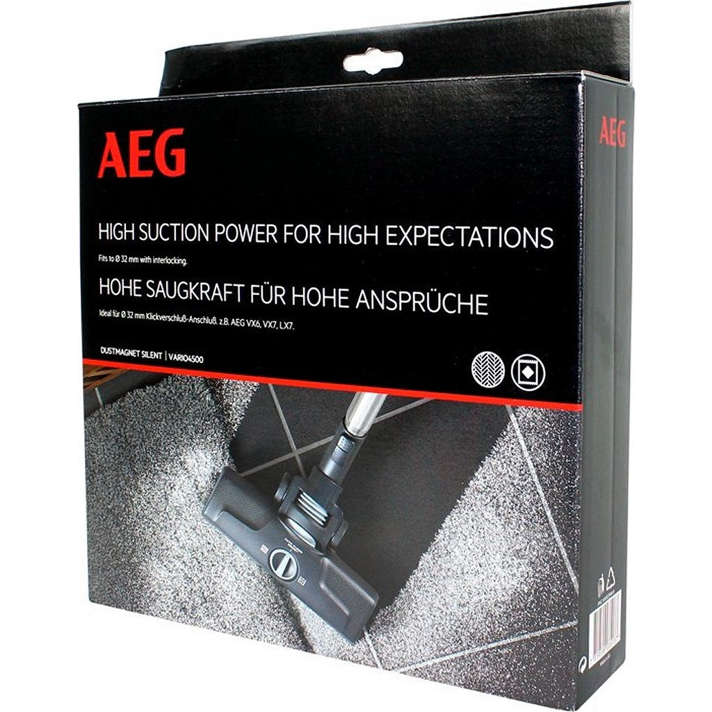 Aeg vario4500 dustmagnet vacuum cleaner nozzle with 32 mm interlocking gray