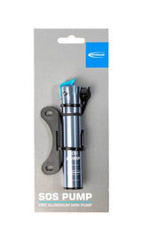 Schwalbe Pump "SOS Pump" 12.9cm gearr, luíonn sé sa phóca Jersey, lena n -áirítear. Sealbhóir le haghaidh gléasta ar an bhfráma, chomh maith le haghaidh feadáin