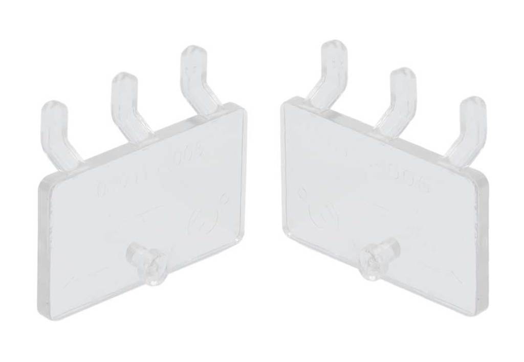 Unbranded shelving support set lr plastic poster brochure