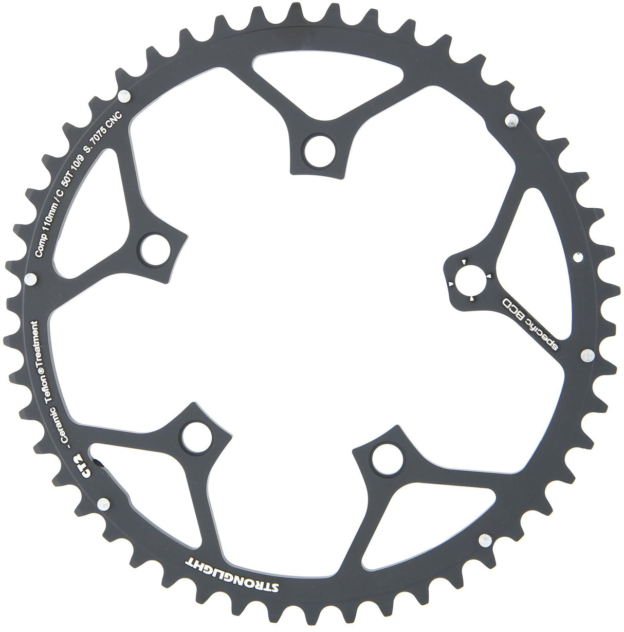 Stronglight chainring ct2 chain ring strongl. ct2 cd110mm f.campa10 50t