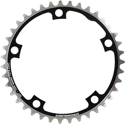 Stronglight kettingblad zicral 7075 t6 chain ring strongl.zircal 130mm 38t b