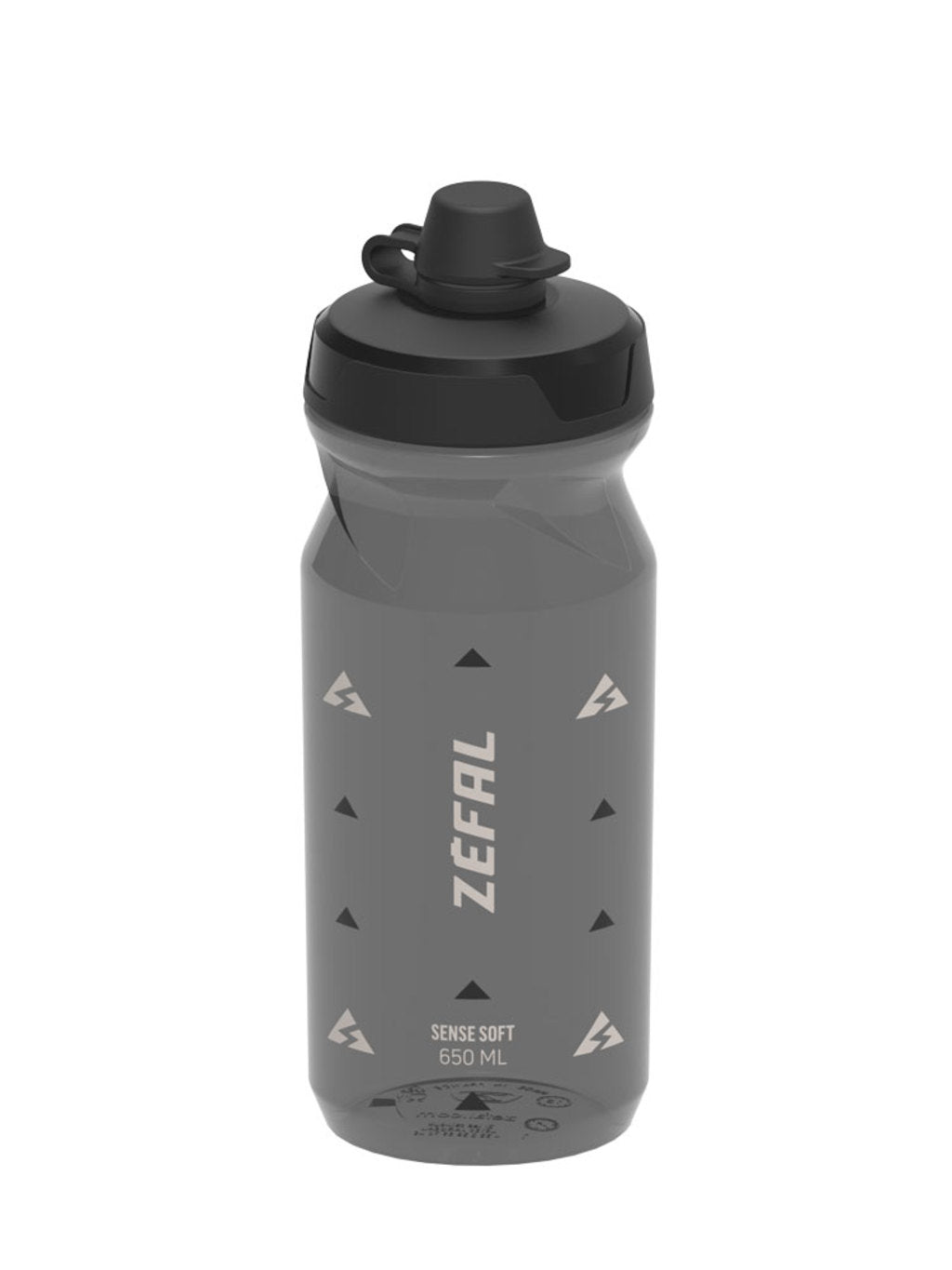 Zefal zéfal bidon sense soft bouteille zéfal sense soft 650ml sans boue noir