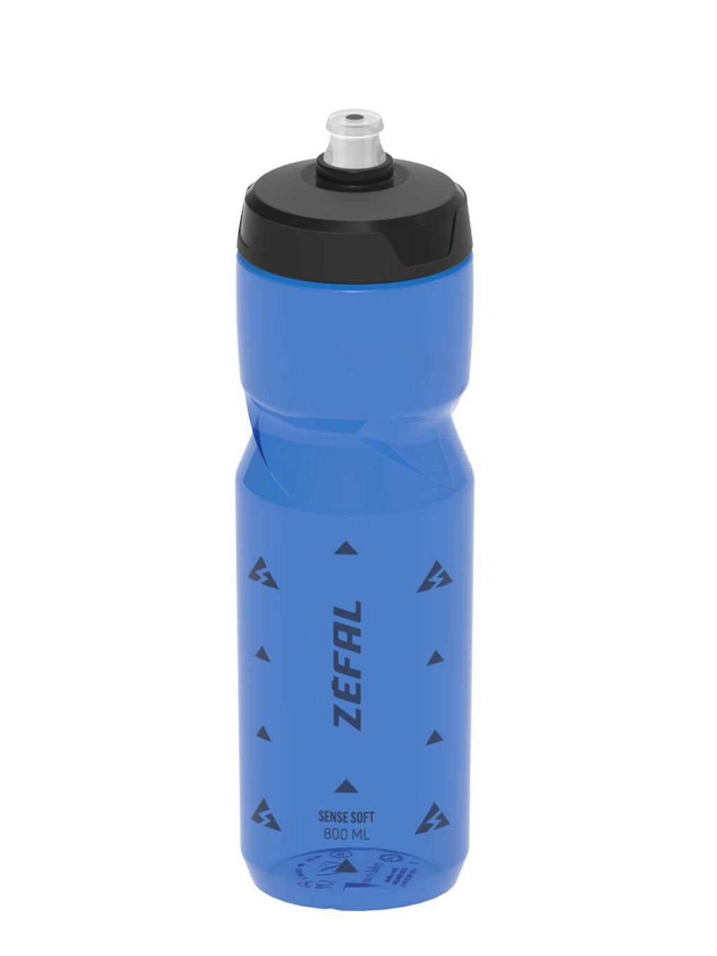 Zefal zéfal bidon sense soft bottle zéfal sense soft 800ml trans blue