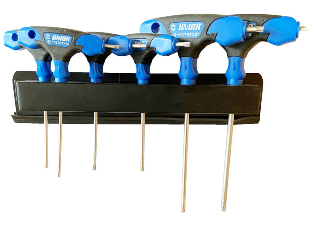 Unior grs torx key set t model m hole mh 6pcs