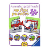 Ravensburger - Spesielle kjøretøyer Puzzle 9x2st.