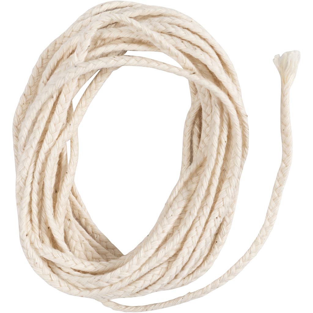 Creative company wick, suitable for dipped candles (dia. 22-30 mm) and cast candles (dia. 60-80 mm), 100 gr, 3 m 1 box