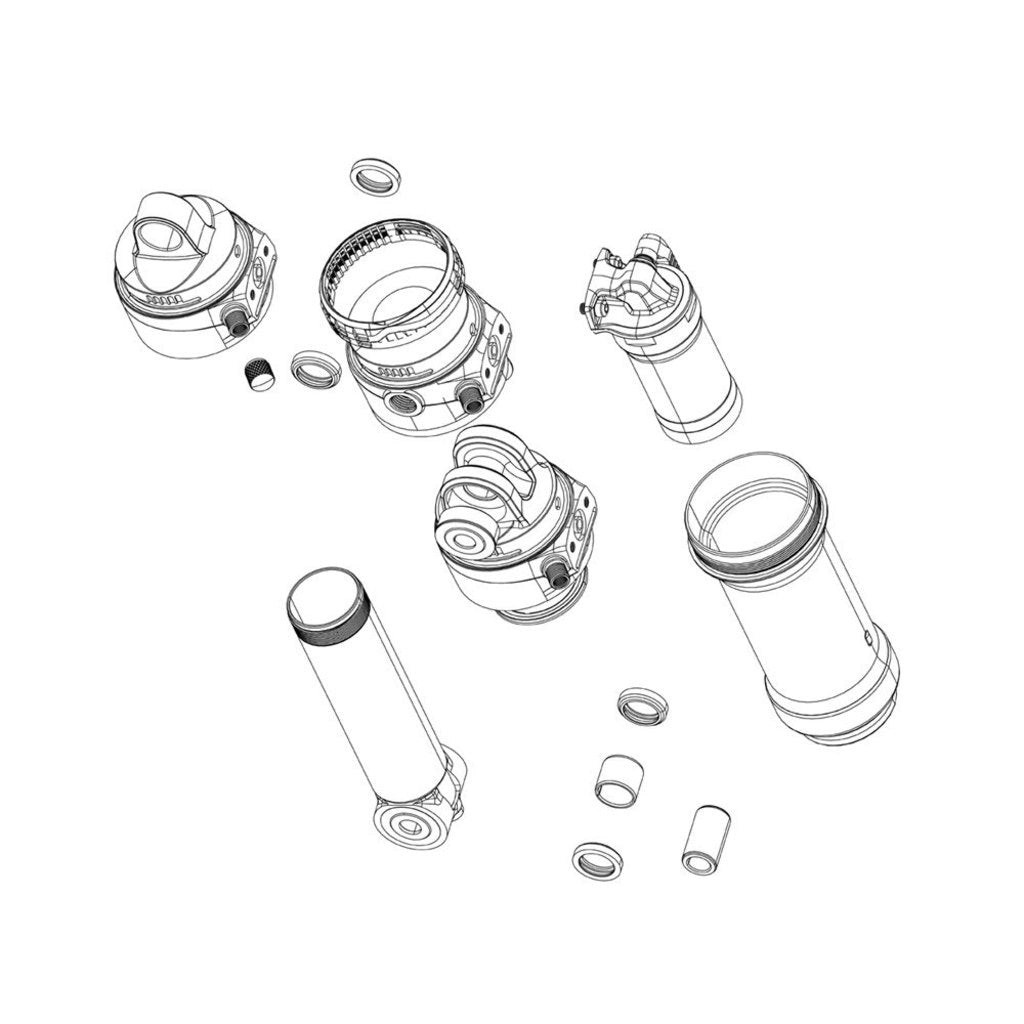 RockShox Shock RS Bushing Set Metric 1 2 30.0x10mm