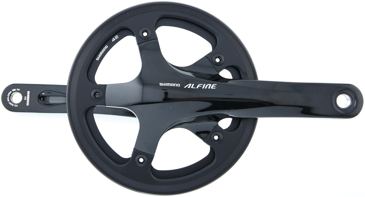 Shimano crankstel alfine fc-s501 crankset shim.alfi.fcs501 39t.170mm ht2 1sp bl.
