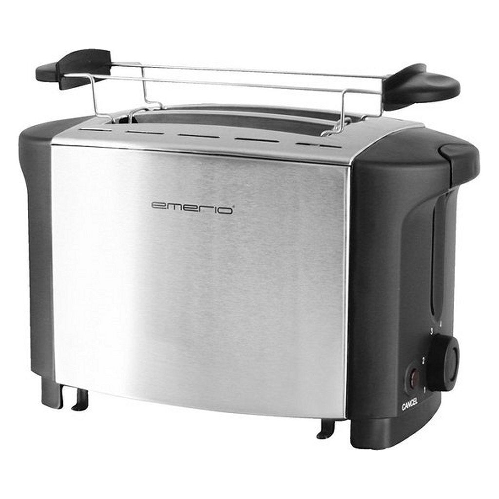 Emerio to-124806 Toaster iz nerjavečega jekla črna