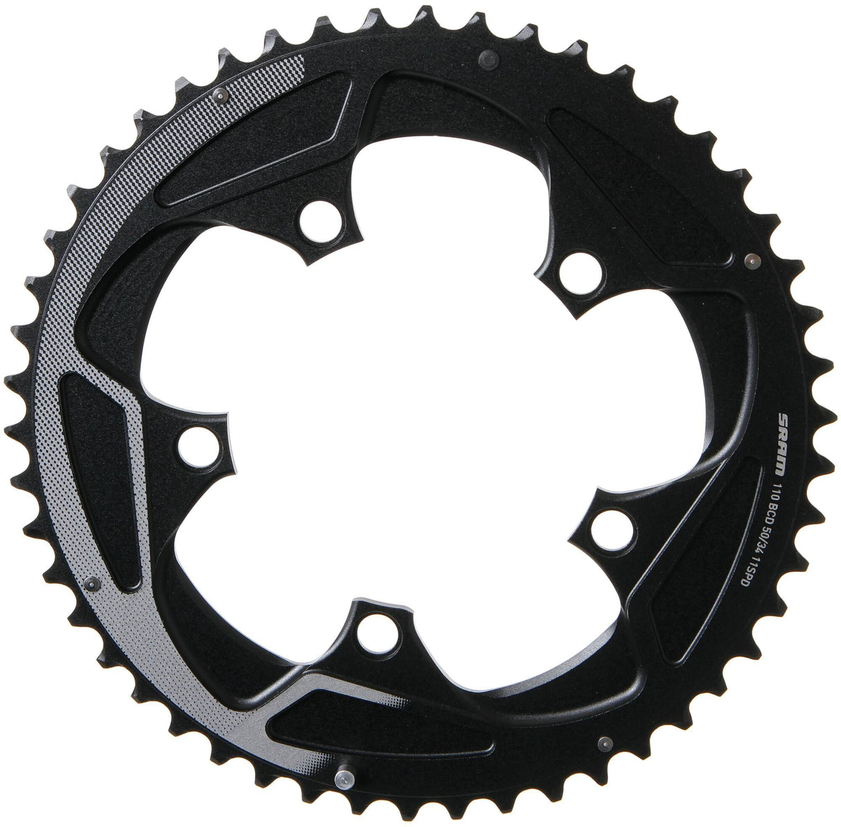 Sram chainring road double chain ring roaddoub. 50t sil.