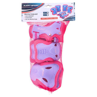 Alert Sport Skate Protective Set Children 3 -piece (size S) Pink
