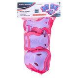 Alerta Sport Skate Protective Set niños de 3 piezas (tamaño S) rosa