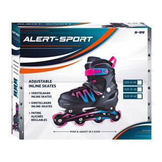 Alarm Sport Inline Skates Skelers rosa (Gréisst 35-38)