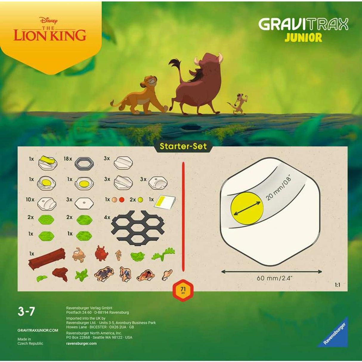 Ravensburger gravitrax junior lion king starterset