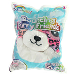 Plush ball bouncing furry 50 cm assorted | 2 pcs