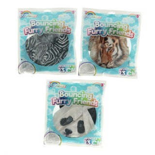PLUCHIEZ rebotando animales salvajes peludos 23 cm surti panda cebra tiger