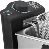 Emerio df-120482 friteuse 3l 2000w rvs zwart