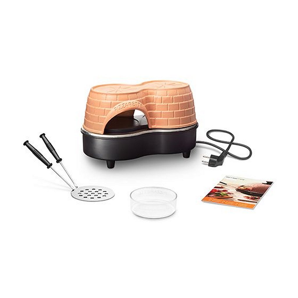 Emerio Emerio PO-122250 Pizzarette Duo + 2 spatulas Terracotta Black
