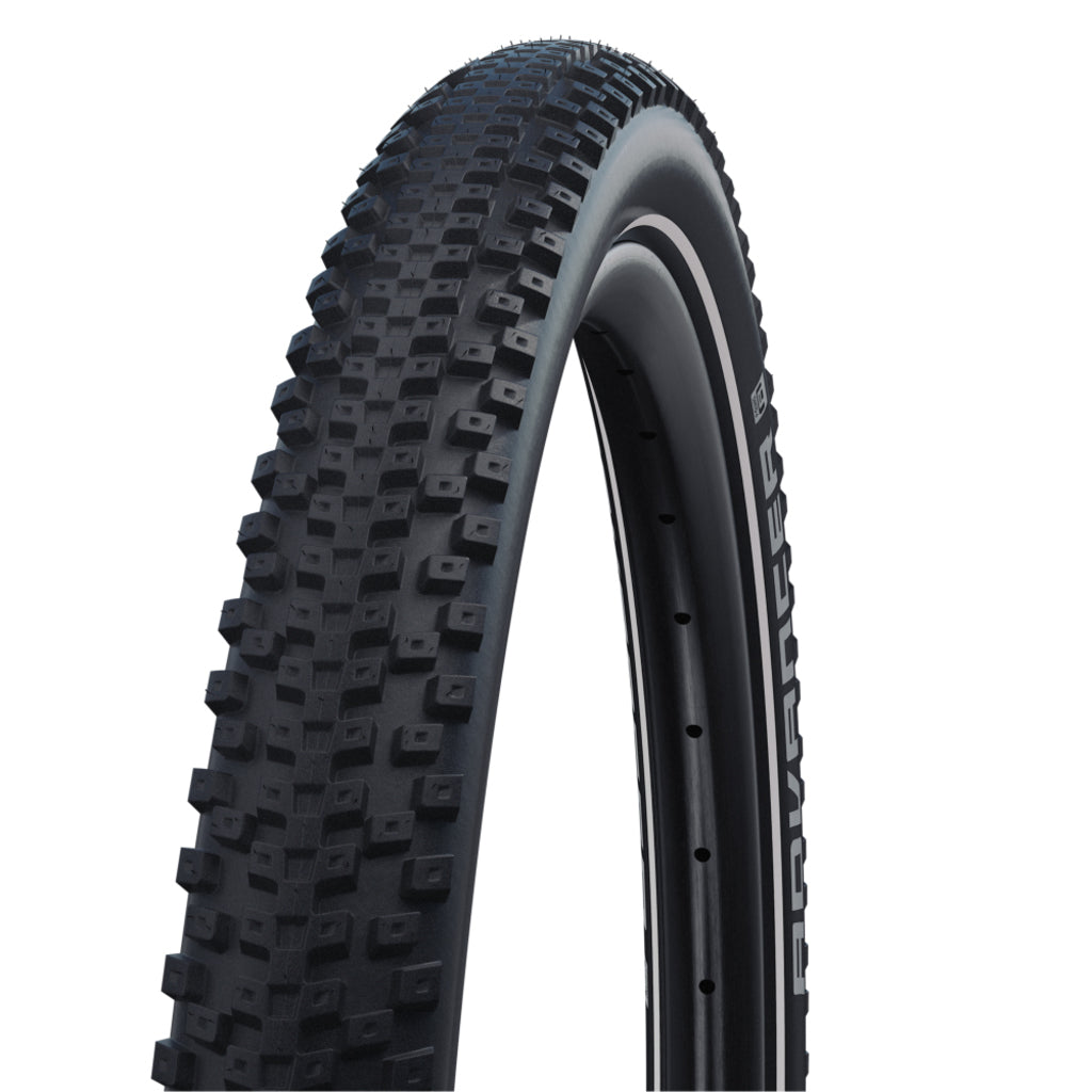 Schwalbe advancer hybrid 27.5x2.35 (60-584) wired active line green black+reflex