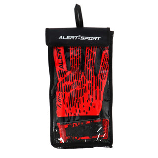 Torhüterhandschuhe Latex PU mit Handgelenksschutz Größe M Alarm