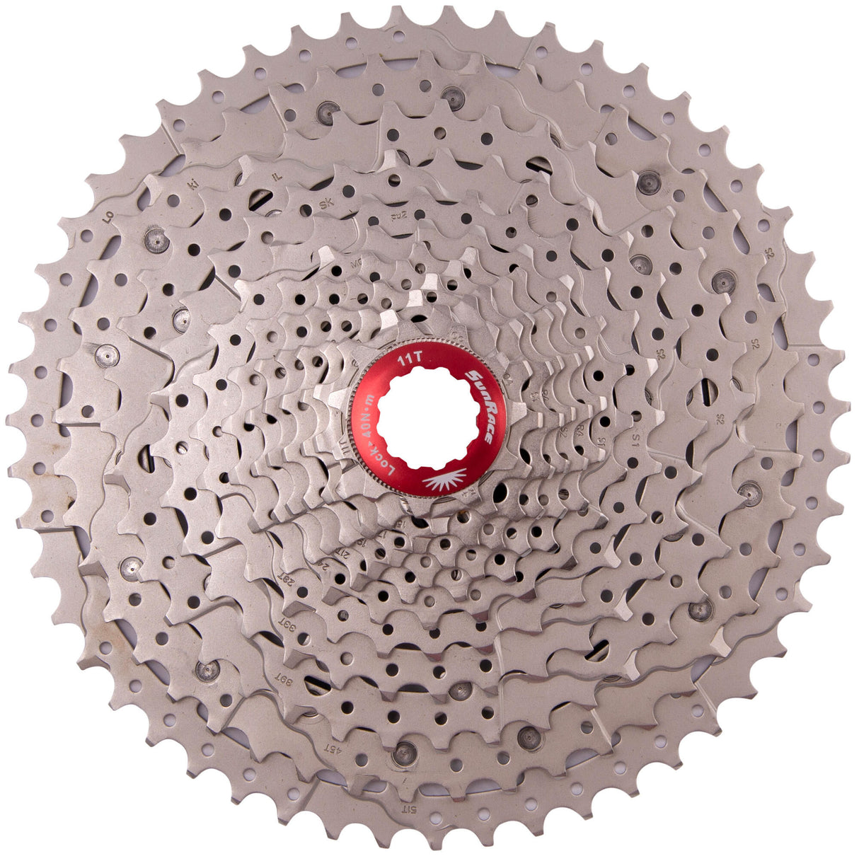 Sunrace CSMZ800 Caiséad 12 Luas 11-51T Silver sa bhosca