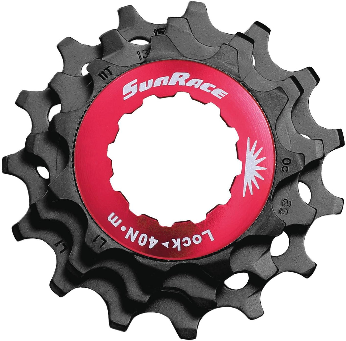 Supporto Shimano Sunrace con ghirlande 12v 11 13 15t nero