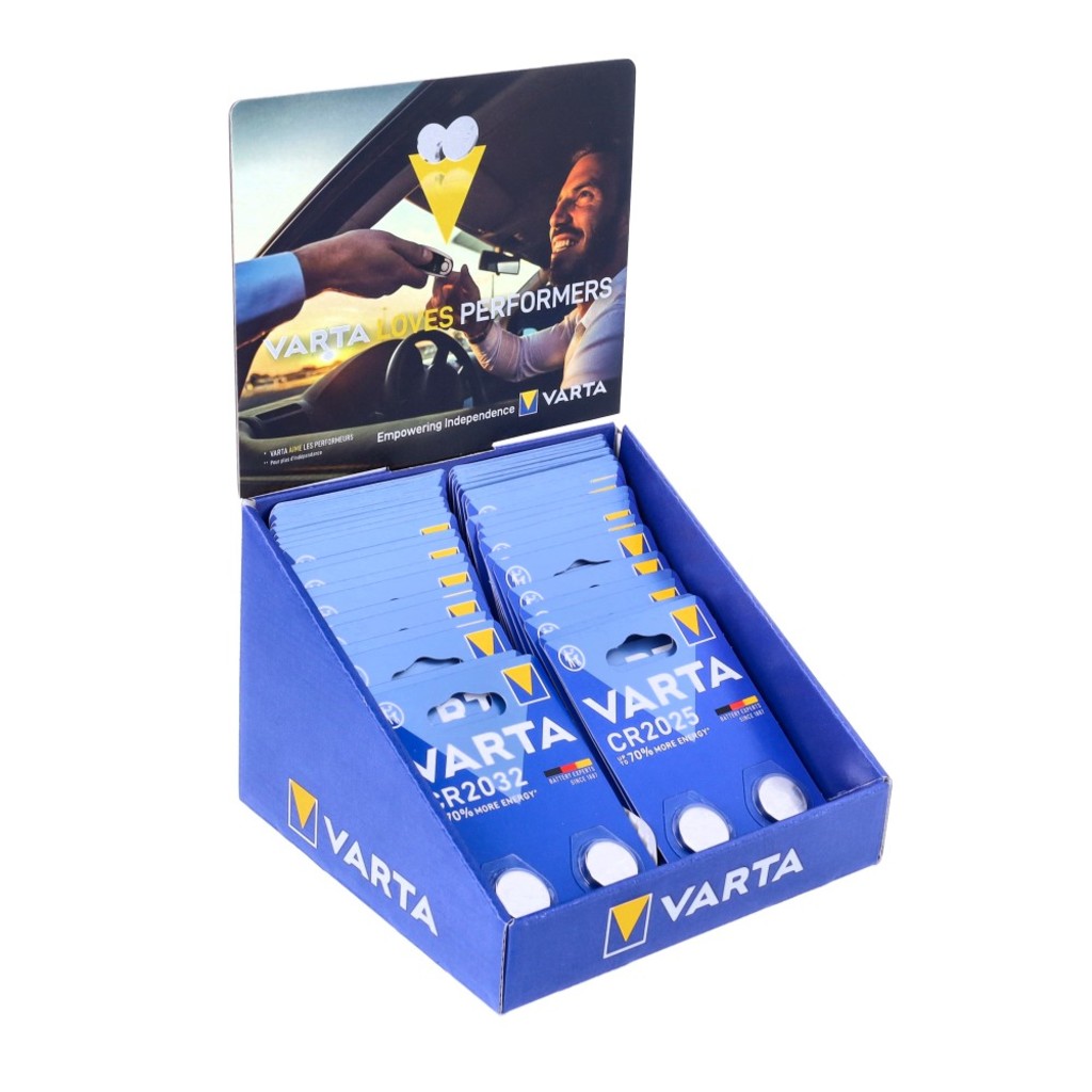 Varta näyttölevy alkaen 20x2 cr2025 + 20x2 cr2032